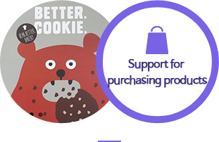 Support for purchasing products